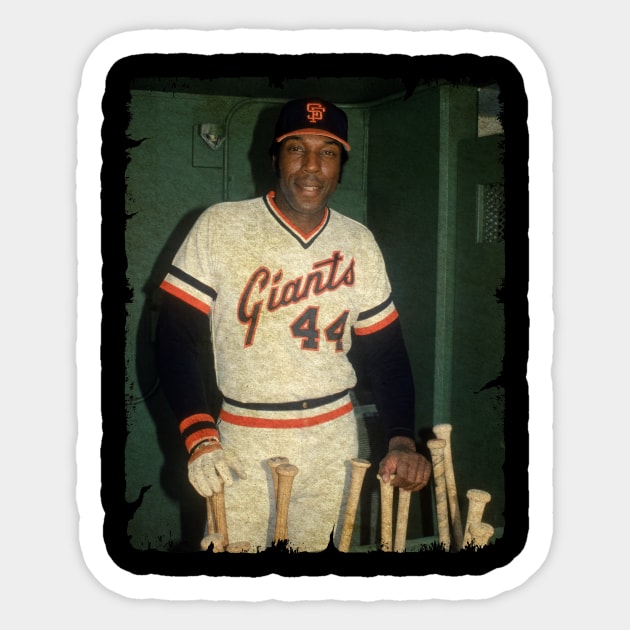 Willie McCovey - Left Oakland Athletics, Signed With San Francisco Giants Sticker by SOEKAMPTI